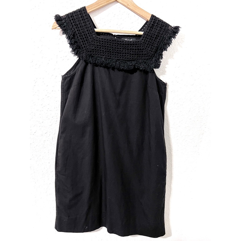 Madewell Black Sleeveless Pocket Dress Size 0